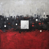 Original art for sale at UGallery.com | Bright Water by Leslie Ann Butler | $2,000 | acrylic painting | 30' h x 30' w | thumbnail 1