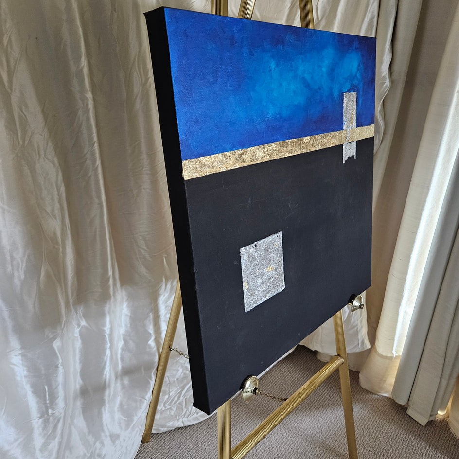 Depths by Leslie Ann Butler |  Side View of Artwork 