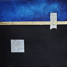 acrylic painting by Leslie Ann Butler titled Depths