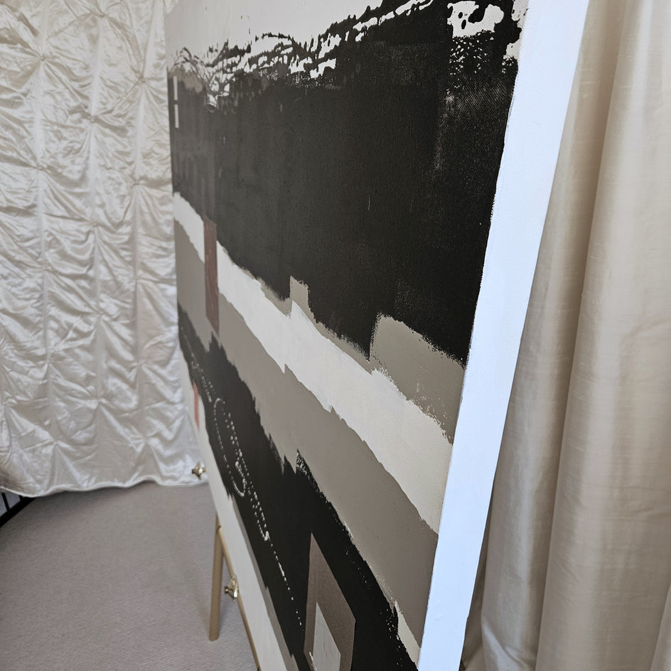 Drifting by Leslie Ann Butler |  Side View of Artwork 