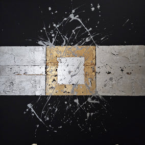 Original art for sale at UGallery.com | Expression Refracted by Leslie Ann Butler | $2,000 | acrylic painting | 30' h x 30' w