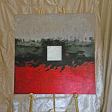 Original art for sale at UGallery.com | Firestorm by Leslie Ann Butler | $2,000 | acrylic painting | 30' h x 30' w | thumbnail 3