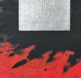 Original art for sale at UGallery.com | Firestorm by Leslie Ann Butler | $2,000 | acrylic painting | 30' h x 30' w | thumbnail 4