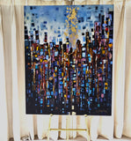 Original art for sale at UGallery.com | Momentum by Leslie Ann Butler | $5,200 | acrylic painting | 50' h x 40' w | thumbnail 3