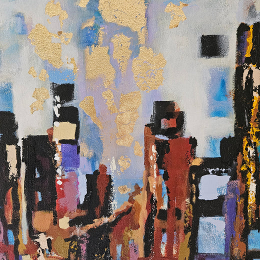Momentum by Leslie Ann Butler |   Closeup View of Artwork 