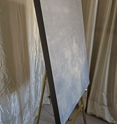 The Secret River by Leslie Ann Butler |  Side View of Artwork 