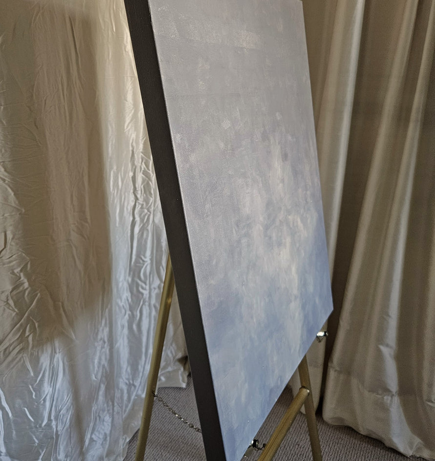 The Secret River by Leslie Ann Butler |  Side View of Artwork 