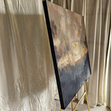 Original art for sale at UGallery.com | Fire and Shadows by Leslie Ann Butler | $2,800 | mixed media artwork | 36' h x 36' w | thumbnail 2