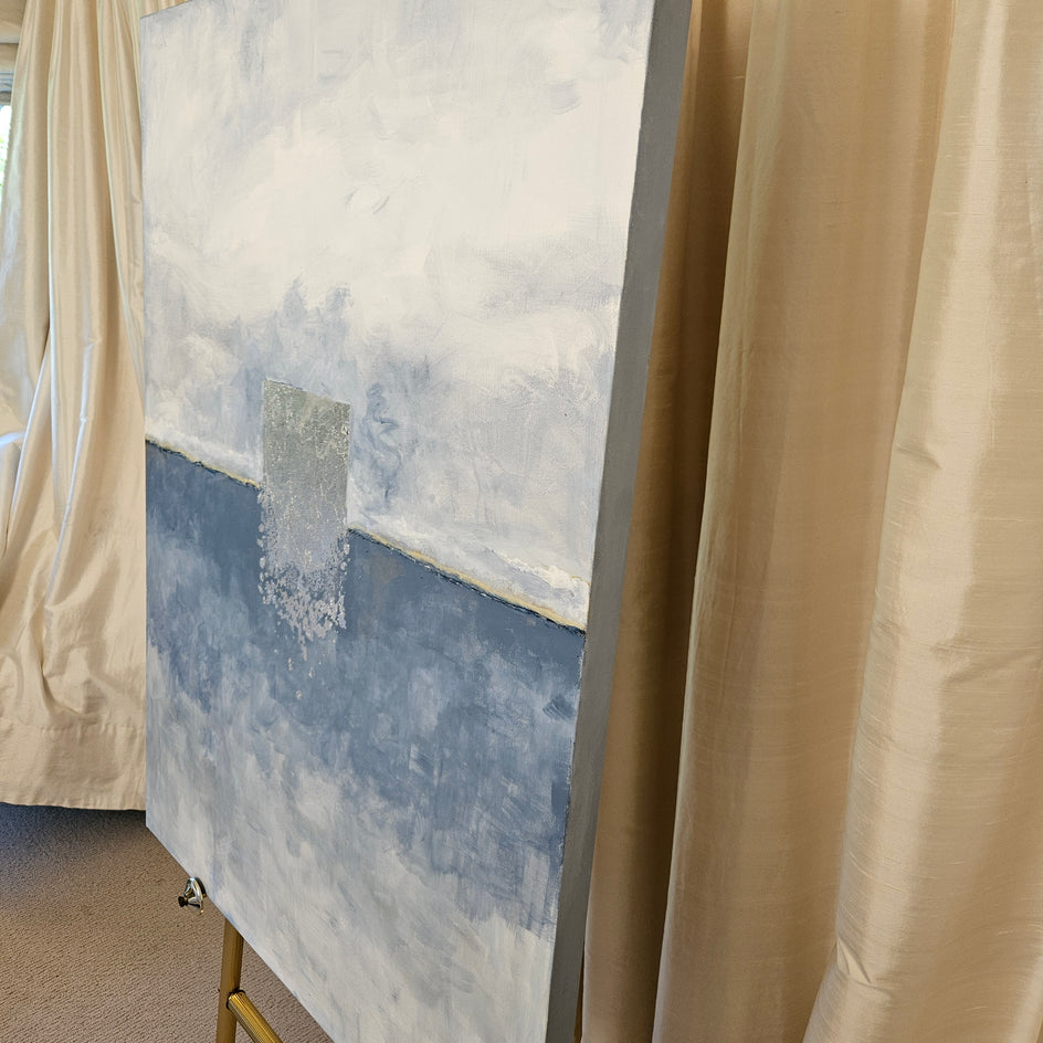 The Undoing by Leslie Ann Butler |  Side View of Artwork 