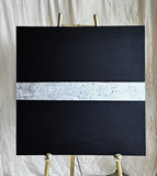 Original art for sale at UGallery.com | Winter Lake by Leslie Ann Butler | $2,000 | mixed media artwork | 30' h x 30' w | thumbnail 3