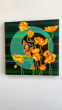 Original art for sale at UGallery.com | Behind Every Bloom by Leticia Lacy | $1,550 | acrylic painting | 20' h x 20' w | thumbnail 3