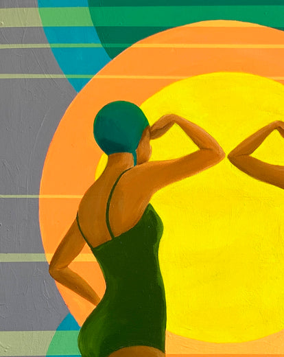 Double Vision by Leticia Lacy |   Closeup View of Artwork 