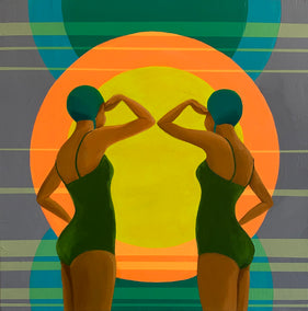 acrylic painting by Leticia Lacy titled Double Vision