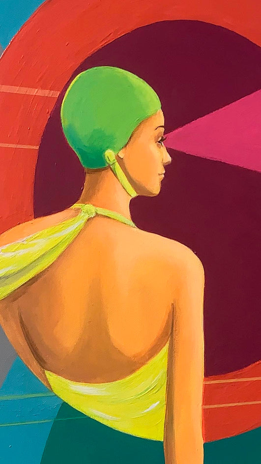 Inner Seeing by Leticia Lacy |  Closeup View of Artwork 