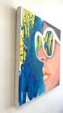 Original art for sale at UGallery.com | New Shades by Leticia Lacy | $1,750 | acrylic painting | 24' h x 24' w | thumbnail 2