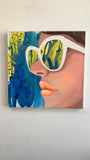 Original art for sale at UGallery.com | New Shades by Leticia Lacy | $1,750 | acrylic painting | 24' h x 24' w | thumbnail 3