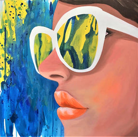 acrylic painting by Leticia Lacy titled New Shades