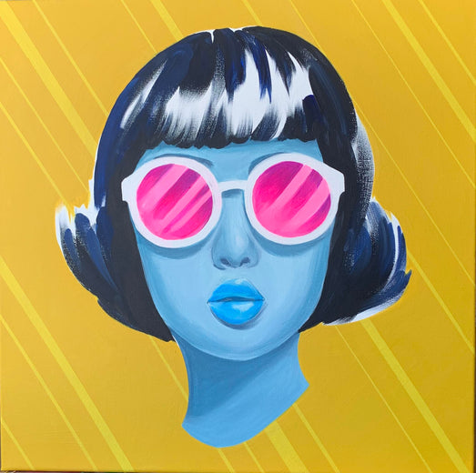 Shades in Blue by Leticia Lacy |  Artwork Main Image 