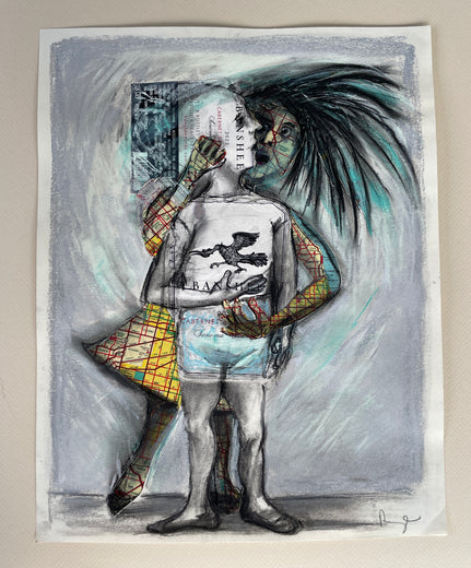 Banshee of Chicago by Libby Ramage |  Side View of Artwork 