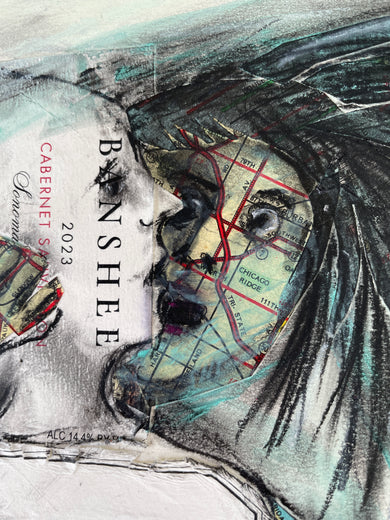 Banshee of Chicago by Libby Ramage |   Closeup View of Artwork 