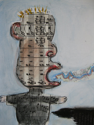 Dante by Libby Ramage |   Closeup View of Artwork 