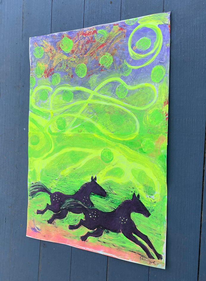 Electric Boogie Woogie by Libby Ramage |  Context View of Artwork 
