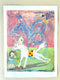 Original art for sale at UGallery.com | Letting Go of Childhood by Libby Ramage | $275 | mixed media artwork | 10' h x 8' w | thumbnail 2