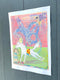 Original art for sale at UGallery.com | Letting Go of Childhood by Libby Ramage | $275 | mixed media artwork | 10' h x 8' w | thumbnail 3