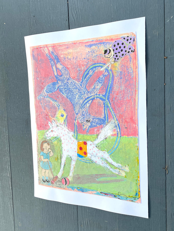 Letting Go of Childhood by Libby Ramage |  Context View of Artwork 