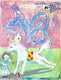 Original art for sale at UGallery.com | Letting Go of Childhood by Libby Ramage | $275 | mixed media artwork | 10' h x 8' w | thumbnail 1