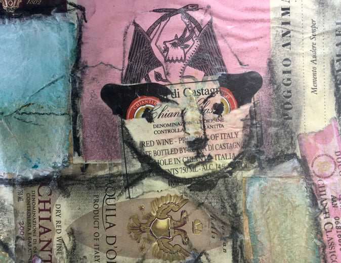 Tre Cani by Libby Ramage |   Closeup View of Artwork 