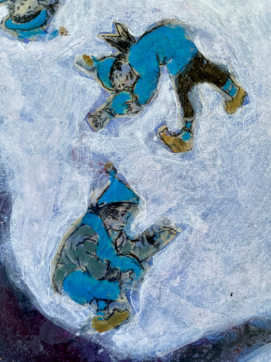 Cut Loose by Libby Ramage |   Closeup View of Artwork 