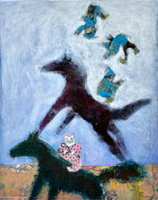 printmaking by Libby Ramage titled Cut Loose
