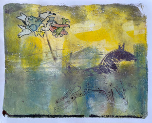 Morning on the Bayou by Libby Ramage |  Side View of Artwork 