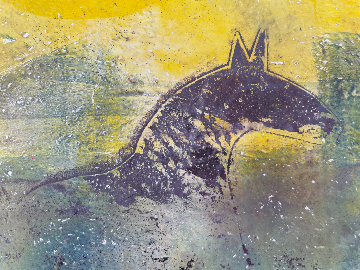 Morning on the Bayou by Libby Ramage |  Closeup View of Artwork 