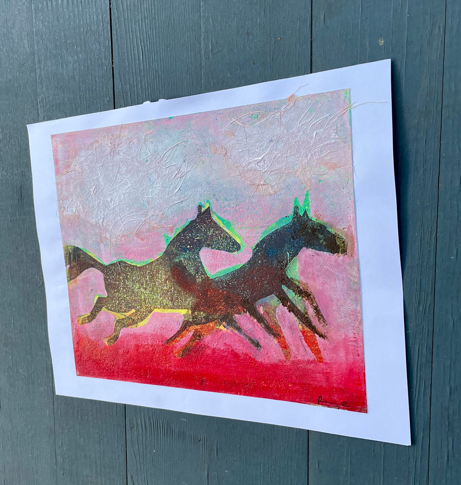 Red Dust by Libby Ramage |  Context View of Artwork 