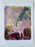 Original art for sale at UGallery.com | Rider by Libby Ramage | $275 | printmaking | 10' h x 8' w | thumbnail 2