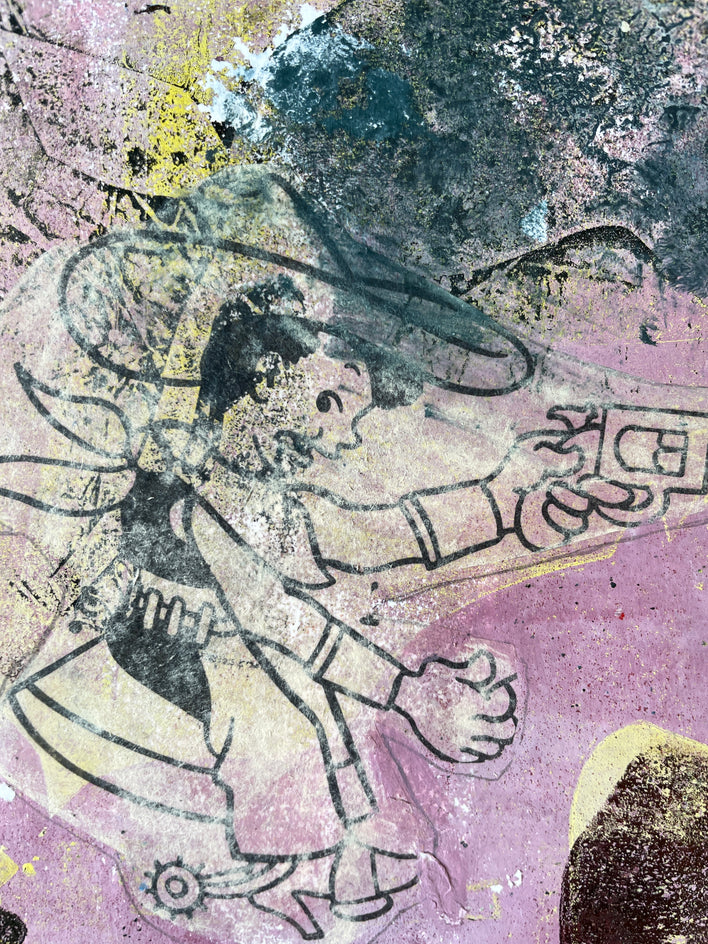 Rider by Libby Ramage |  Closeup View of Artwork 