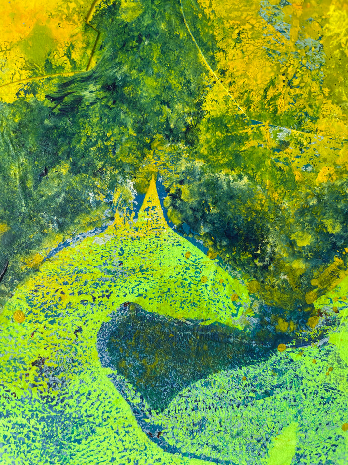 Running Through Summer by Libby Ramage |  Closeup View of Artwork 