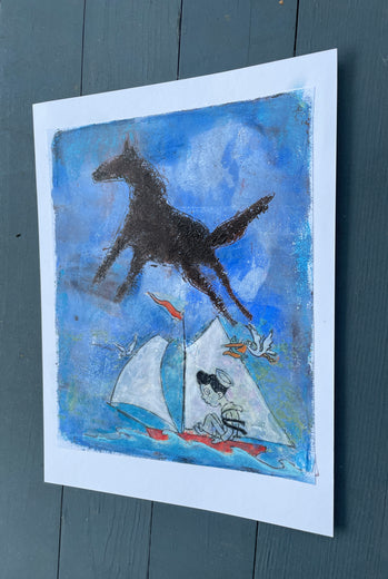 Sea, Horse by Libby Ramage |  Context View of Artwork 