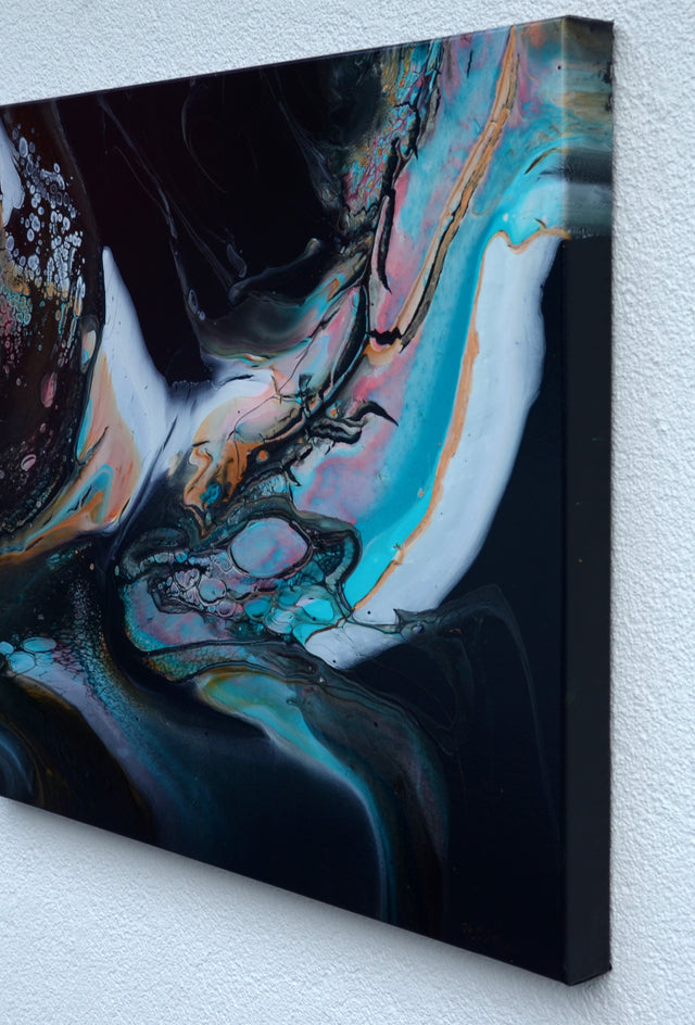 Acquiesce by Linda McCord |  Side View of Artwork 