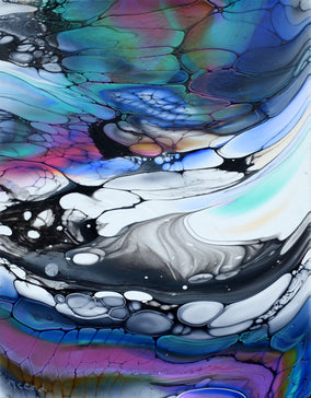 Original art for sale at UGallery.com | Afloat by Linda McCord | $400 | acrylic painting | 14' h x 11' w