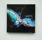 Original art for sale at UGallery.com | Airborne by Linda McCord | $375 | acrylic painting | 12' h x 12' w | thumbnail 3