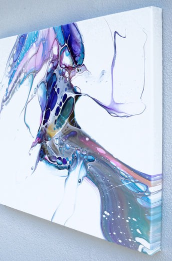 All in My Mind by Linda McCord |  Side View of Artwork 