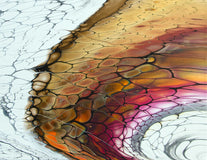 Original art for sale at UGallery.com | Beachfront by Linda McCord | $1,000 | acrylic painting | 20' h x 16' w | thumbnail 4