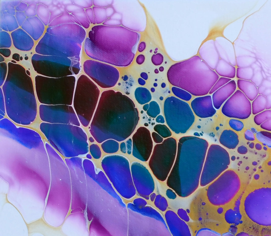 Behind the Veil by Linda McCord |  Closeup View of Artwork 