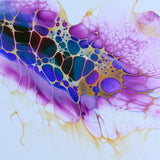 Original art for sale at UGallery.com | Behind the Veil by Linda McCord | $375 | acrylic painting | 12' h x 12' w | thumbnail 1