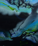Original art for sale at UGallery.com | Beyond the Reef by Linda McCord | $900 | acrylic painting | 20' h x 16' w | thumbnail 4