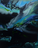 Original art for sale at UGallery.com | Beyond the Reef by Linda McCord | $900 | acrylic painting | 20' h x 16' w | thumbnail 1
