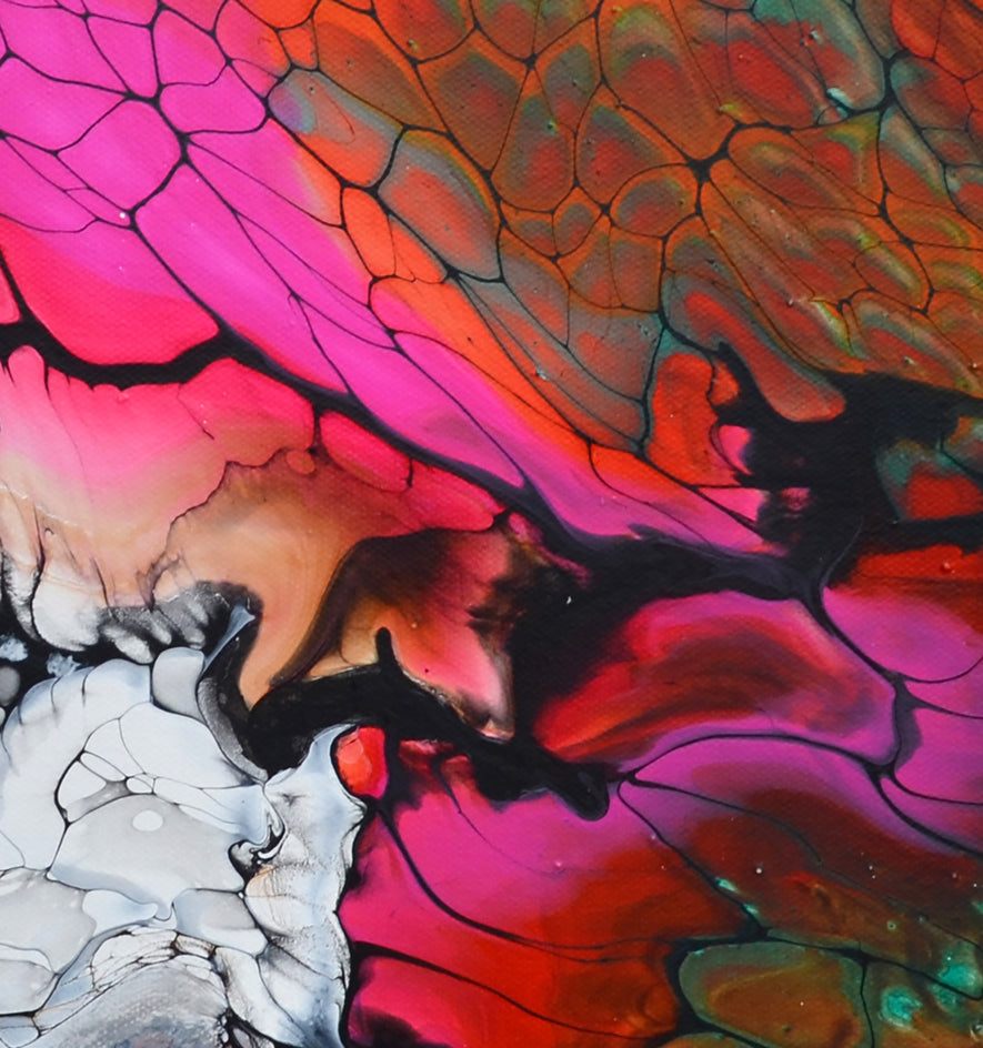 Bursting by Linda McCord |  Closeup View of Artwork 